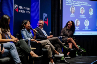 Solome Tibebu (far right) moderating the “Insights From Corp Dev Leaders