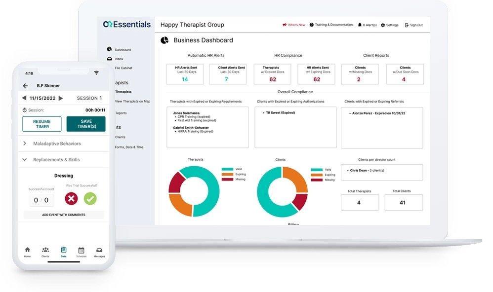 The CentralReach platform, used by over 200,000 daily users. Roper Technologies acquired CentralReach from Insight Partners in April 2025 for $1.65B net — the largest transaction in ABA industry history. (Source: CentralReach)