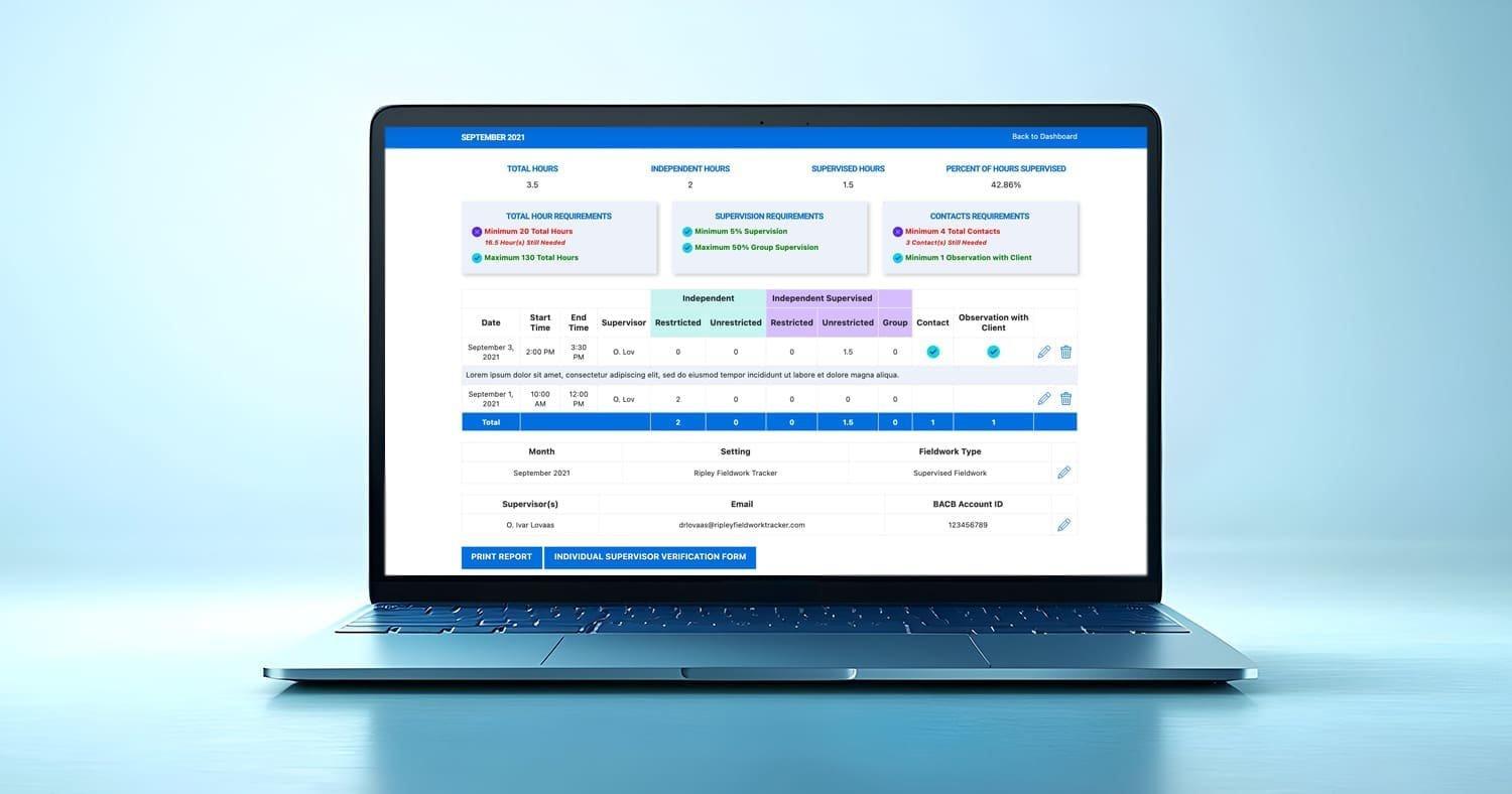 Fieldwork tracking and supervision documentation are among the most operationally demanding requirements of BCBA credentialing. Bay Path’s alignment to BACB 2027 fieldwork standards ensures graduates document their supervised experience in a format that meets the updated requirements without ambiguity.