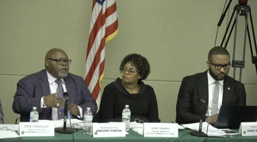 A legislative budget hearing examines Indiana’s ABA Medicaid expenditures