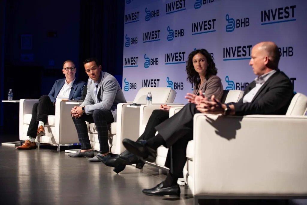Behavioral health M&A leaders on stage at BHB Invest.