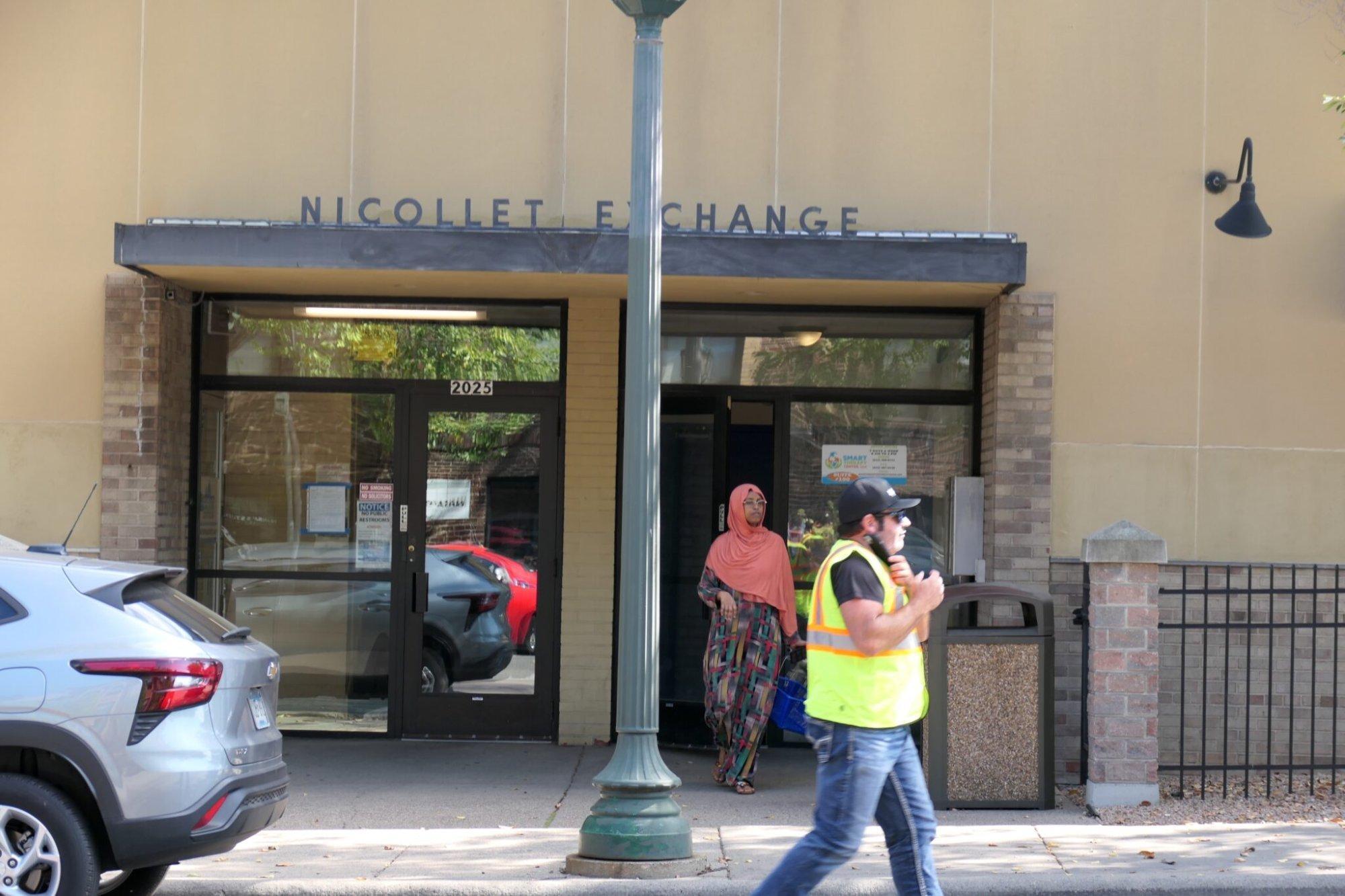 The Nicollet Exchange building at 2025 Nicollet Avenue in Minneapolis, identified in Minnesota Reformer reporting as connected to an EIDBI provider under investigation. The investigation has identified 15 autism centers across Minnesota as under scrutiny. Photo: Minnesota Reformer.