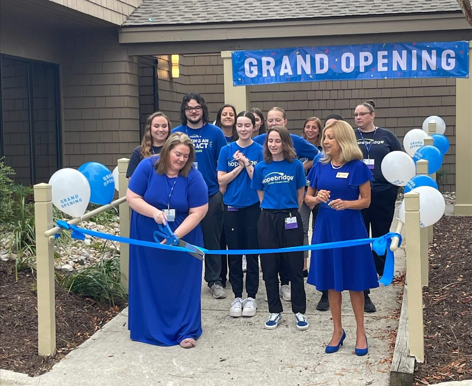 A Hopebridge ABA clinic grand opening. Multi-state ABA operators expanded aggressively into North Carolina in the years preceding the rate cut. That expansion, combined with the January 2024 rate increase, drove the spending trajectory NCDHHS cited when it implemented the 10 percent ABA reduction on October 1, 2025.