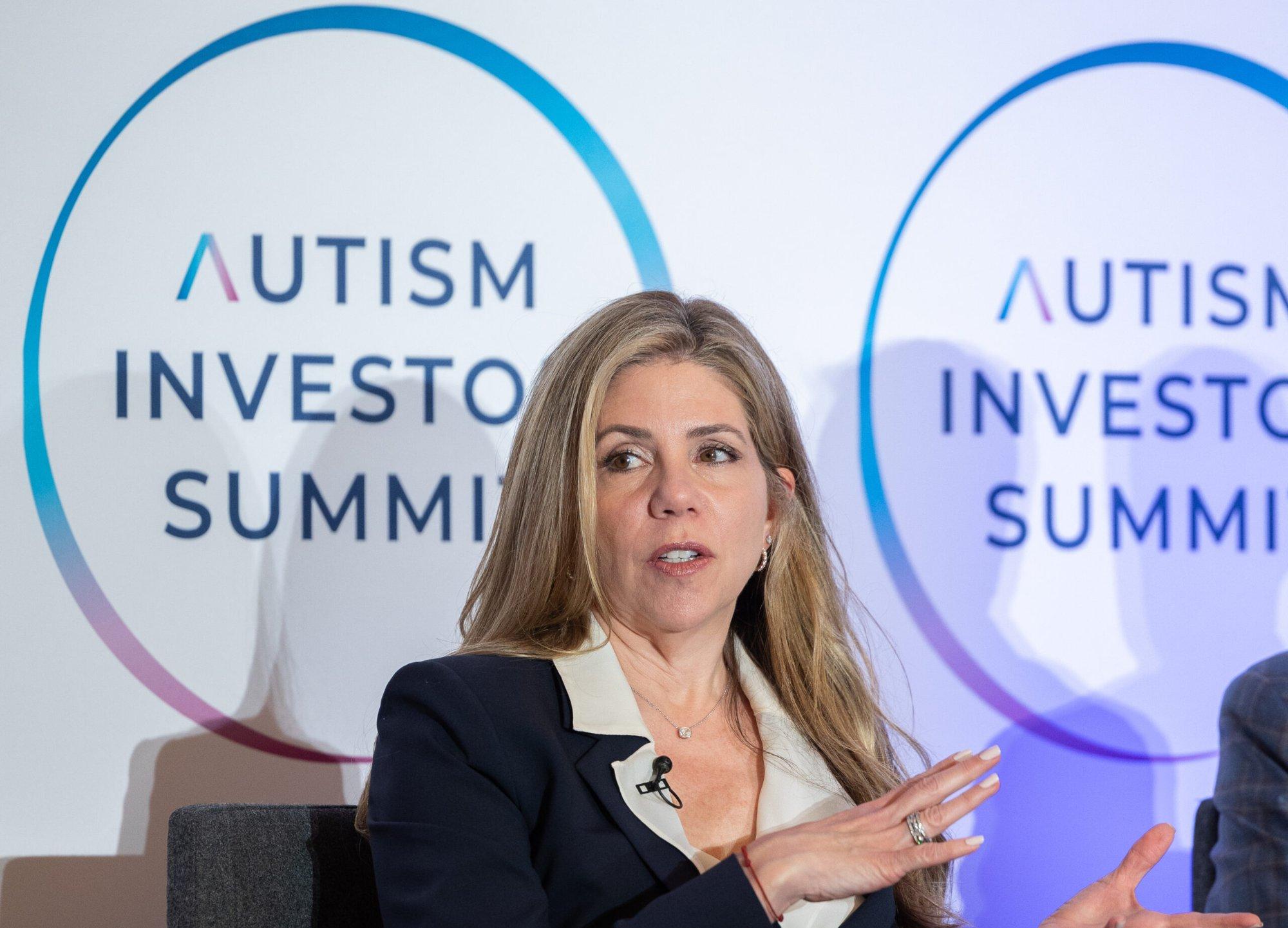 A panelist speaks at the Autism Investor Summit, where dealmakers and operators discuss the direction of ABA investment.