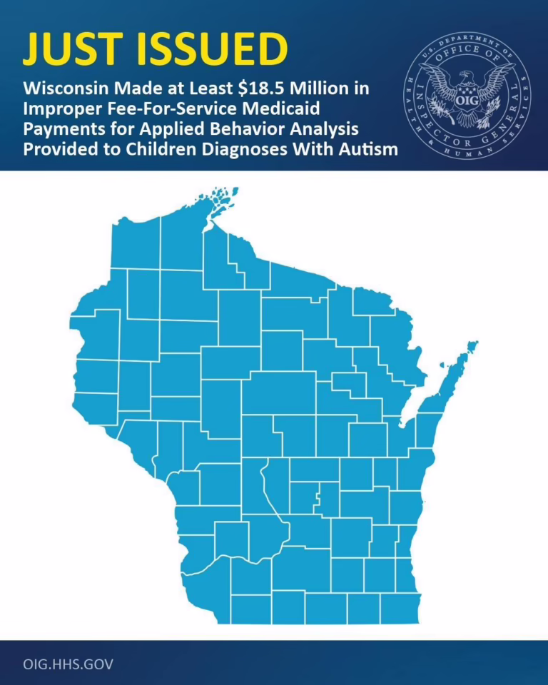 Wisconsin&rsquo;s $18.5 Million ABA Audit: 100 Out of 100 Sampled Claims Had Errors – and the State Only Partially Concurred
