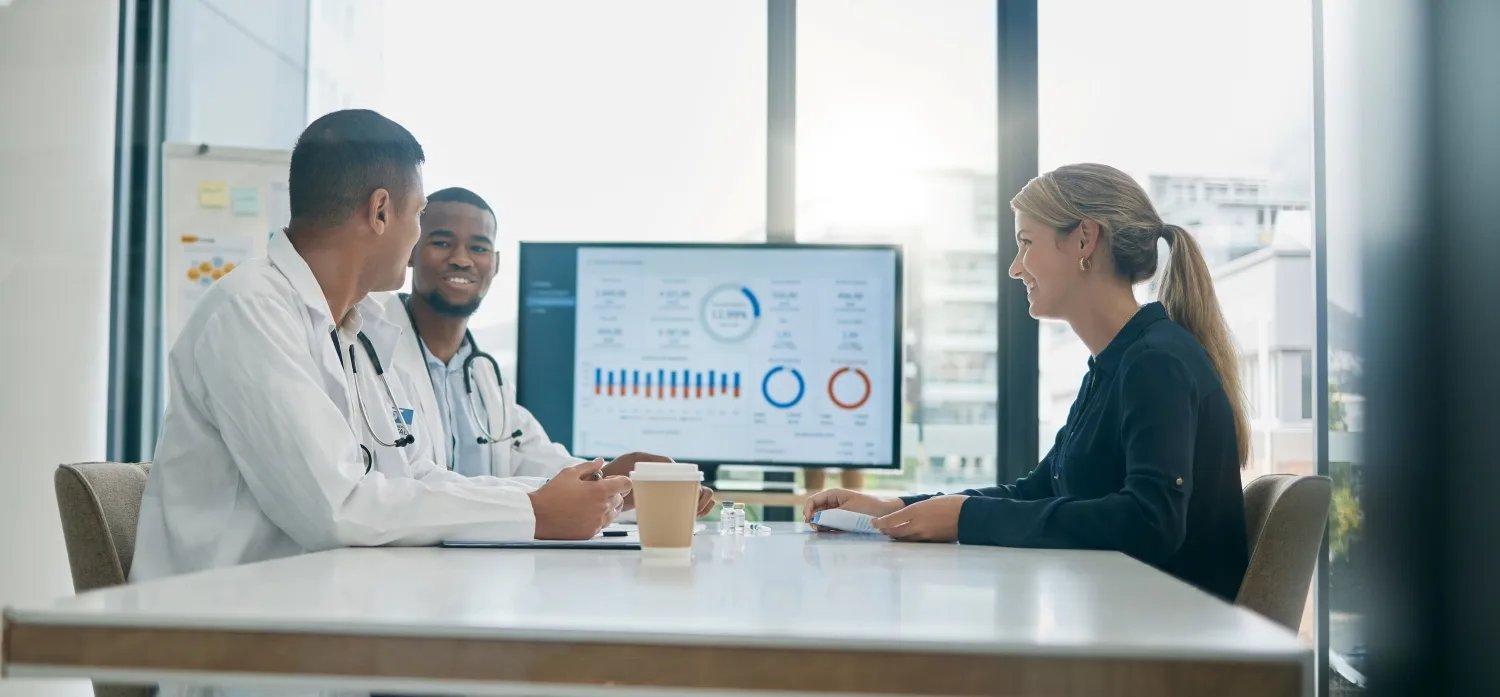 Healthcare consulting teams integrate clinical expertise with financial advisory to support hospitals, health systems, and behavioral health providers.