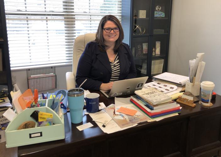 A picture of Jill Scarbro-McLaury at her office.