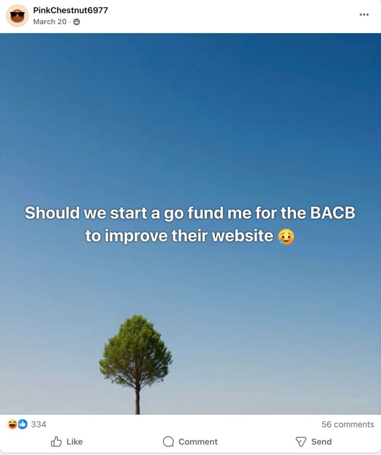 What is going on with the BACB Website?