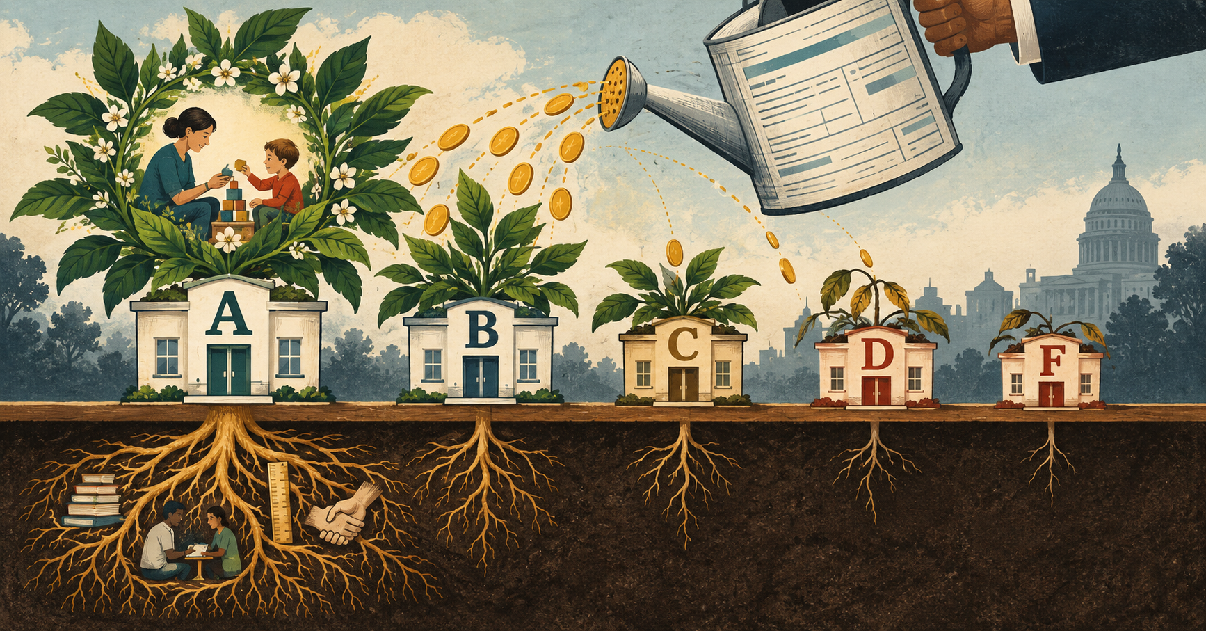 A flat rate does not stay neutral between a provider that invests in training and supervision and one that does not. It subsidizes the one that invests less in the child.